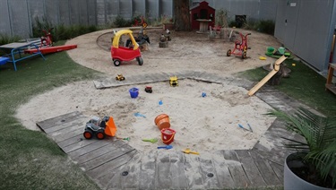 Child care nature play zone