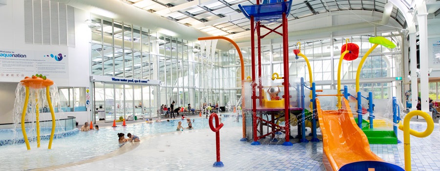 Aquatic playground at Aquanation