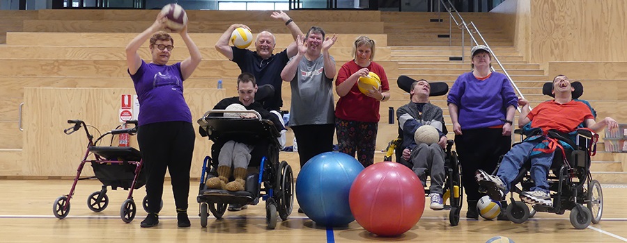 All Abilities Soccer participants at Maroondah Nets