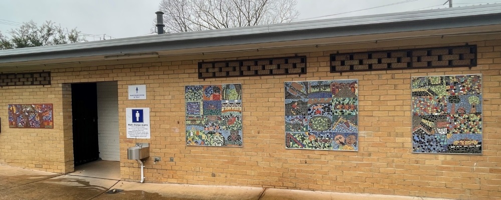 Croydon Memorial Pool mosaics